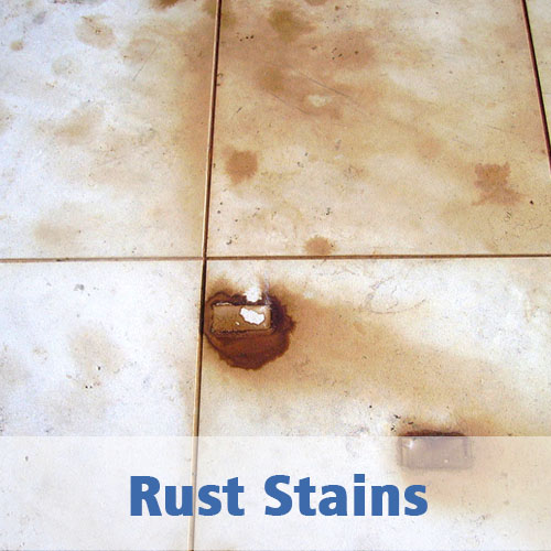 rust stains